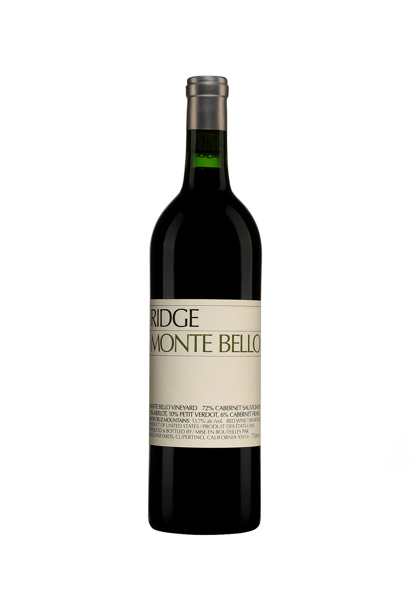 Ridge Vineyards Cabernet Sauvignon Monte Bello 2020