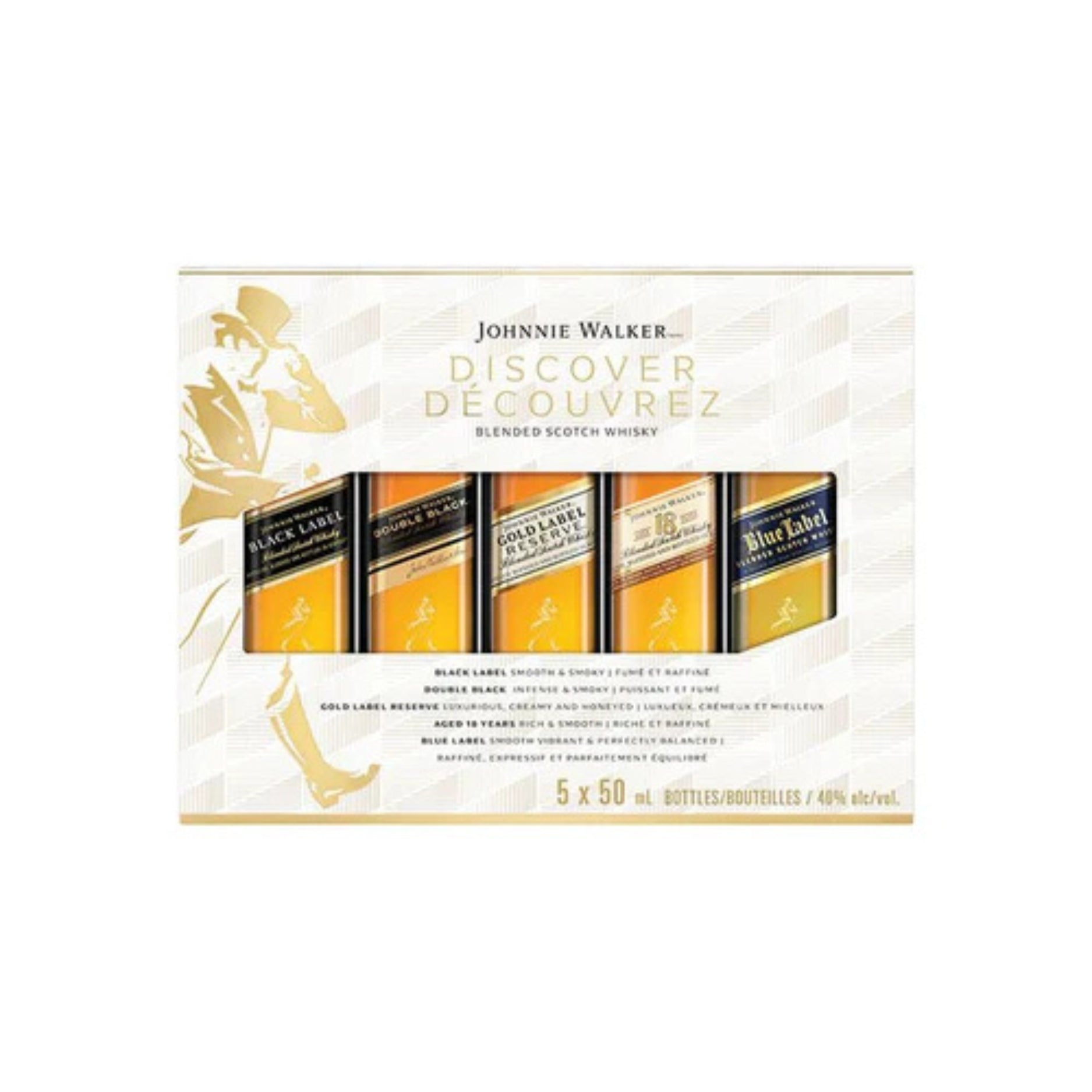 JOHNNIE WALKER DISCOVER TASTE PACK(5x 50ml)
