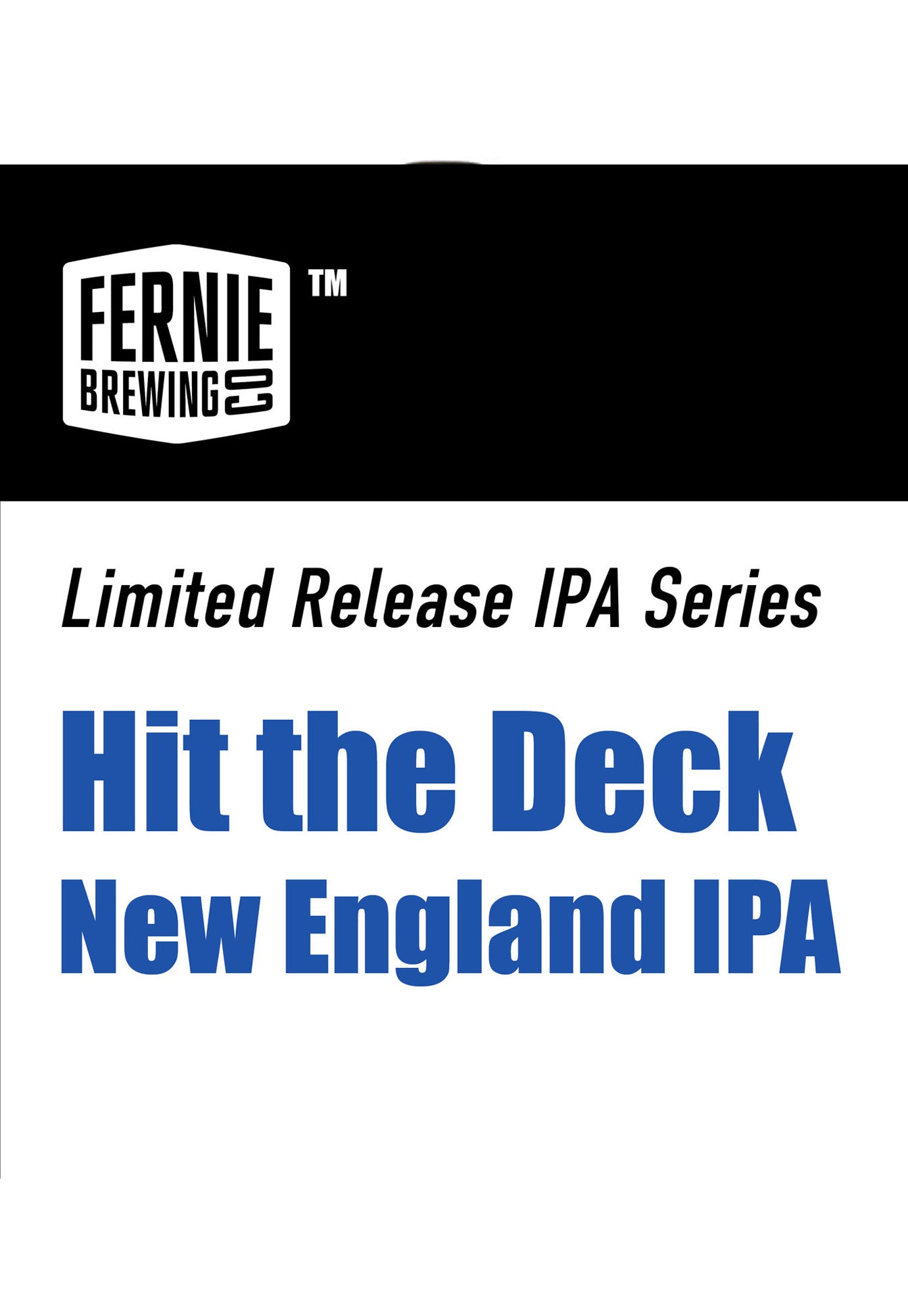 Fernie Brewing Hit The Deck Hazy IPA - 30 Litre Keg