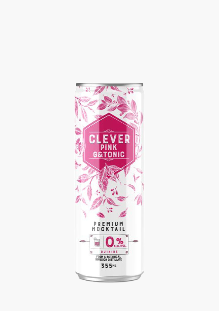 Clever 'Pink G & Tonic' Mocktail