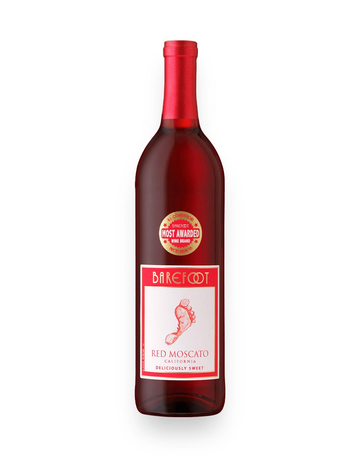 Barefoot Red Moscato - 12 Bottles
