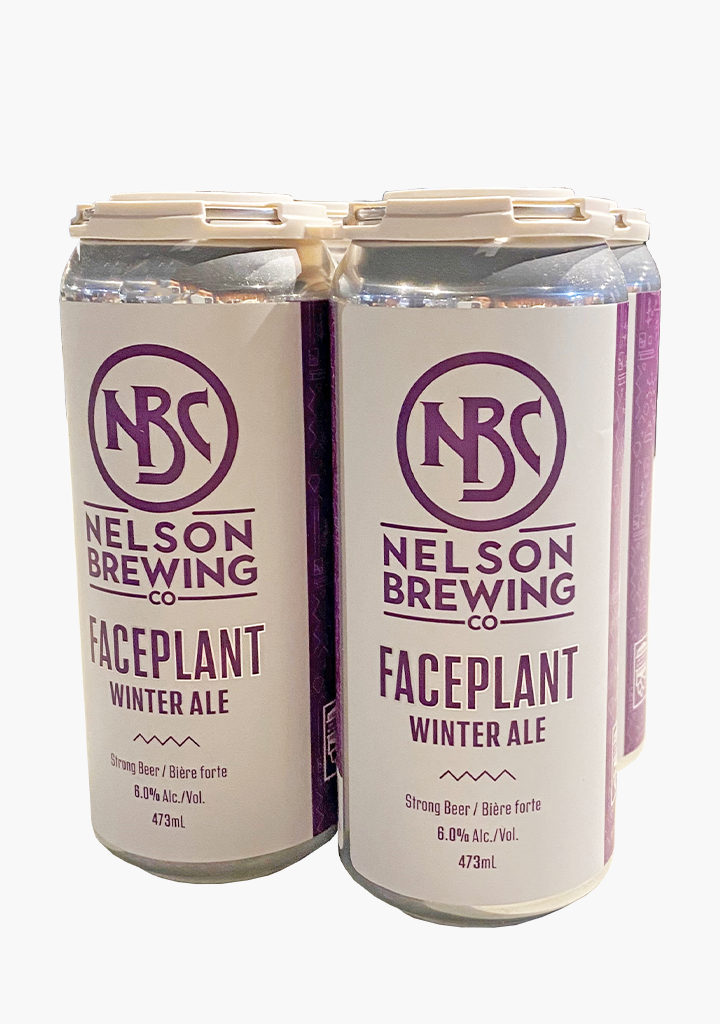 Nelson Brewing 'Faceplant' Organic Winter Ale - 4 X 473ML