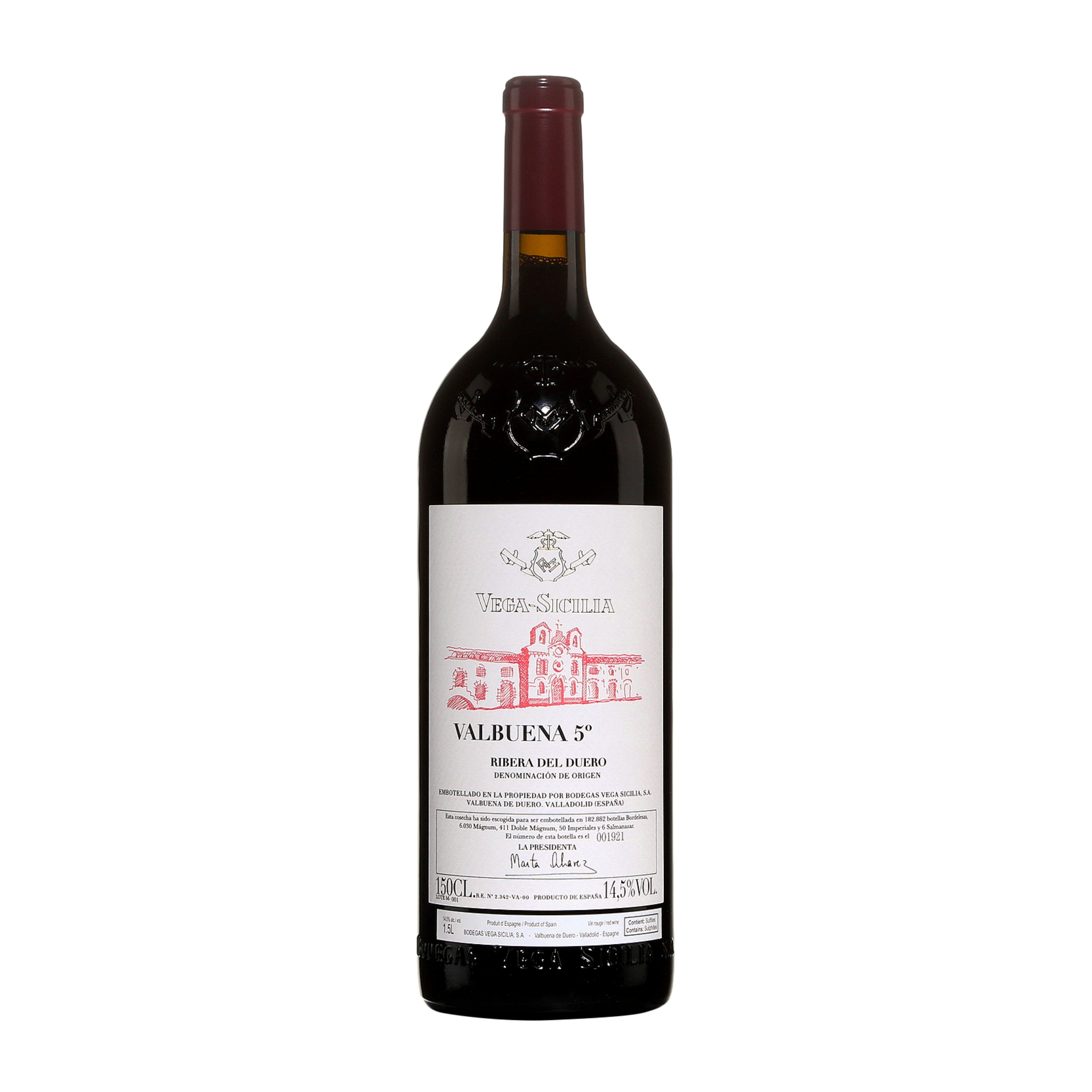 Vega Sicilia Valbuena No 5 2019 - 1.5 Litre Bottle