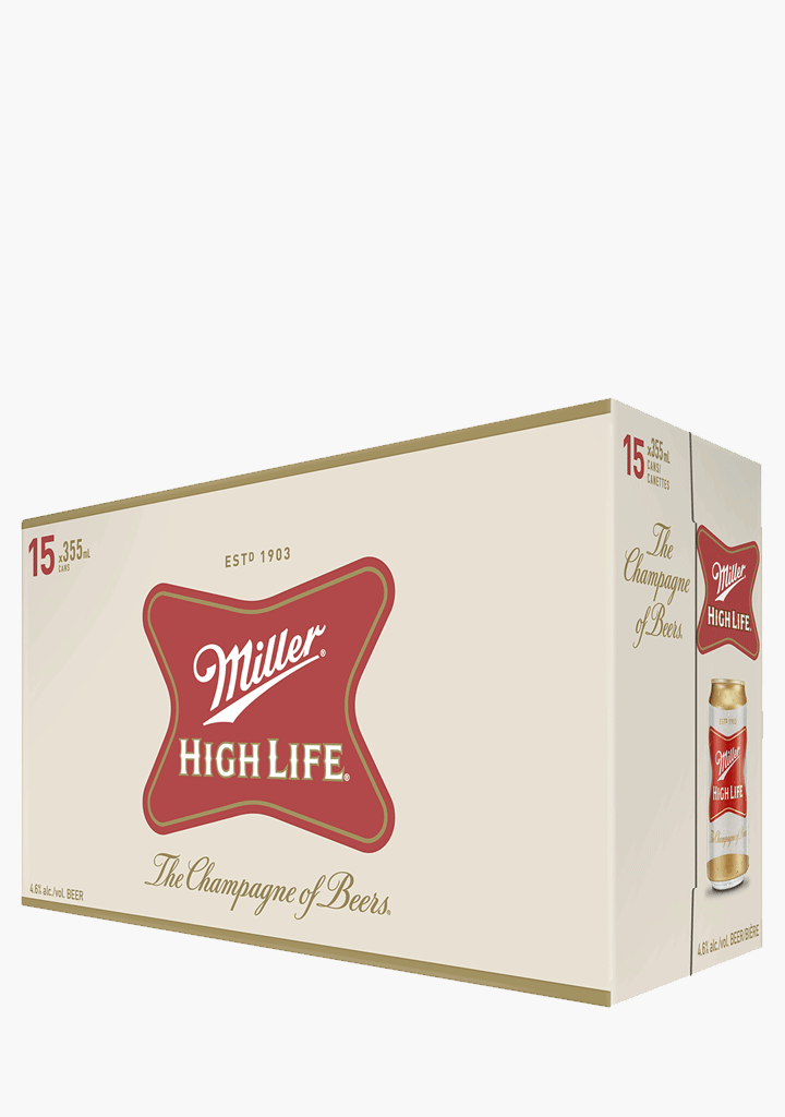 Miller High Life - 15 X 355ML