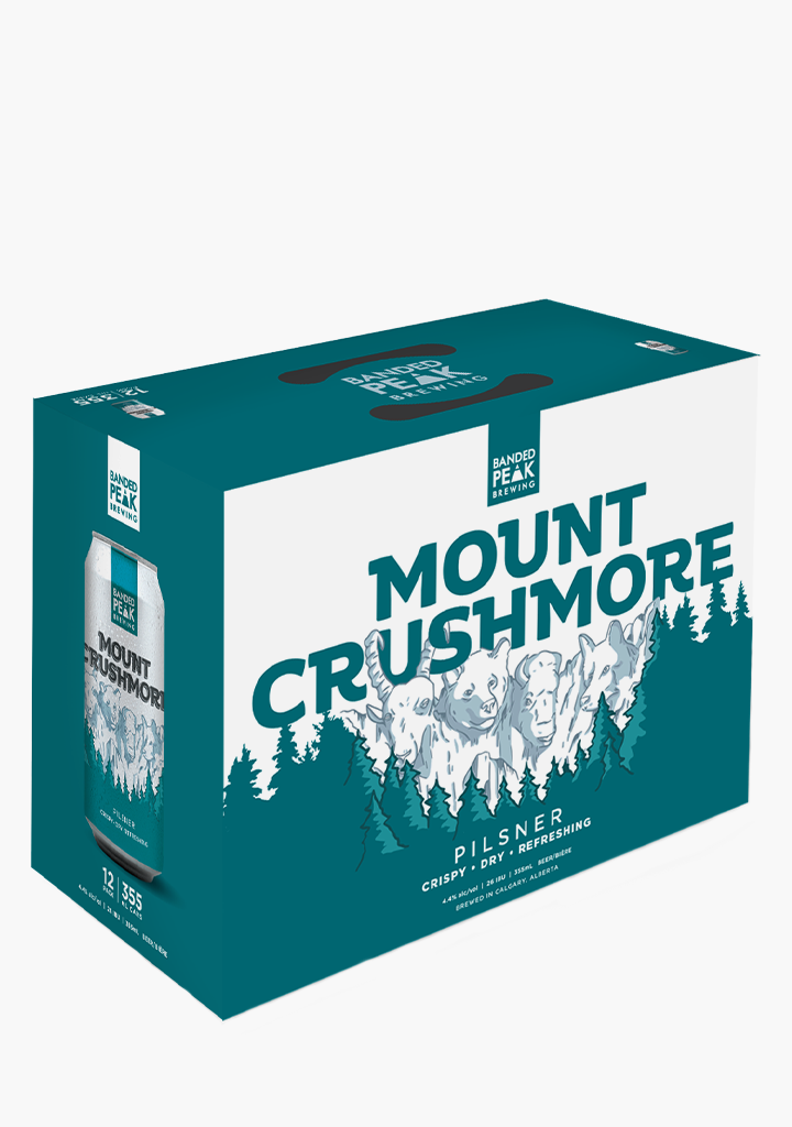 Banded Peak 'Mount Crushmore' Pilsner - 12x355ML