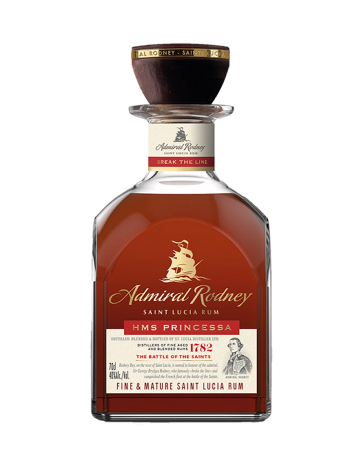 Admiral Rodney HMS Princessa Rum