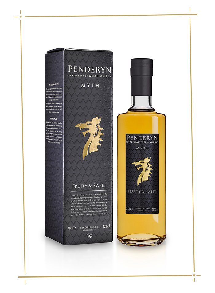 Penderyn 'Myth' Single Malt Welsh Whisky