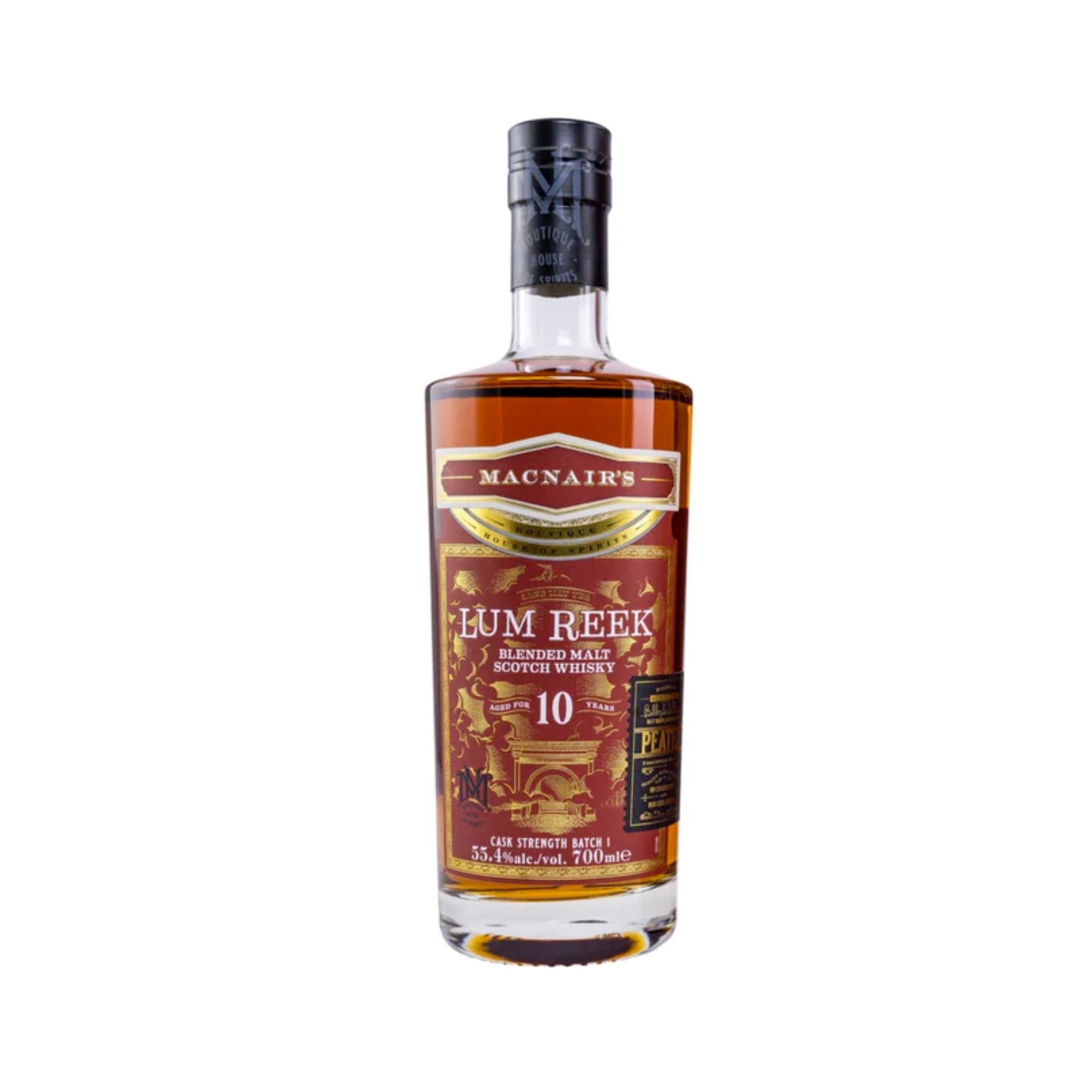 MacNair’s Lum Reek 10 Year Old Cask Strength
