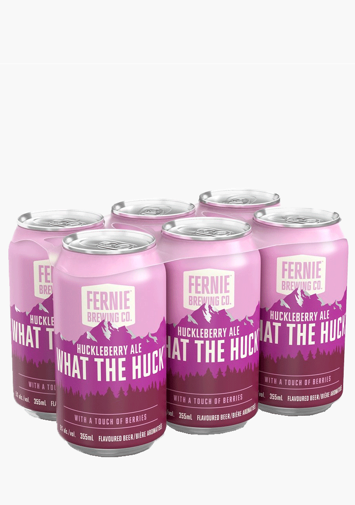 Fernie Brewing 'What the Huck' Huckleberry Ale - 6 x 355ML
