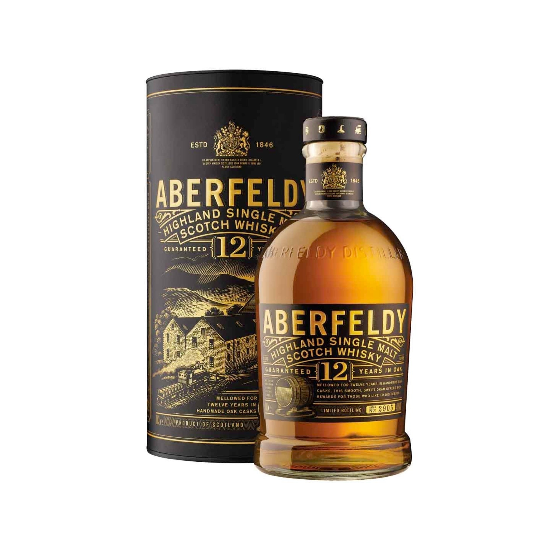 Aberfeldy 12 Year Old Highland Single Malt Whisky