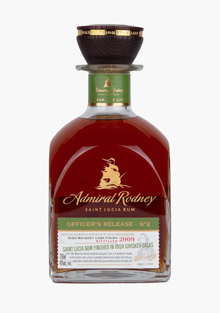 Admiral Rodney 'Officer’s Release No. 2' Irish Whiskey Cask Rum