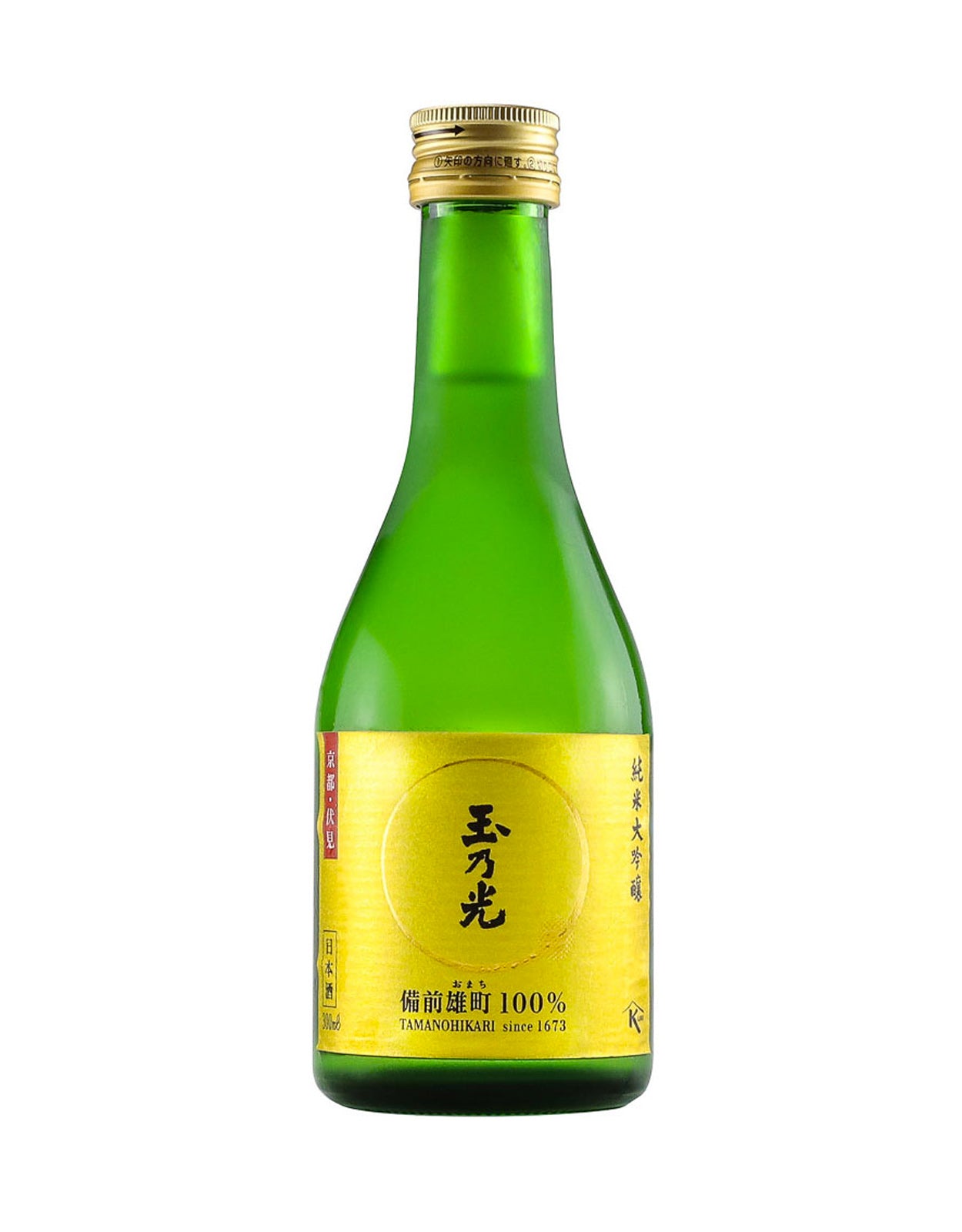 Tamanohikari Gold Omachi Junmai Daiginjo Sake - 300 ml
