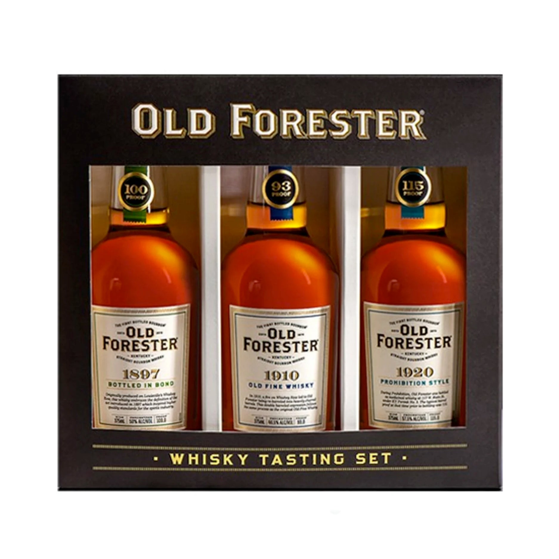 Old Forester Whiskey Row Three Pack Gift - 375 ml