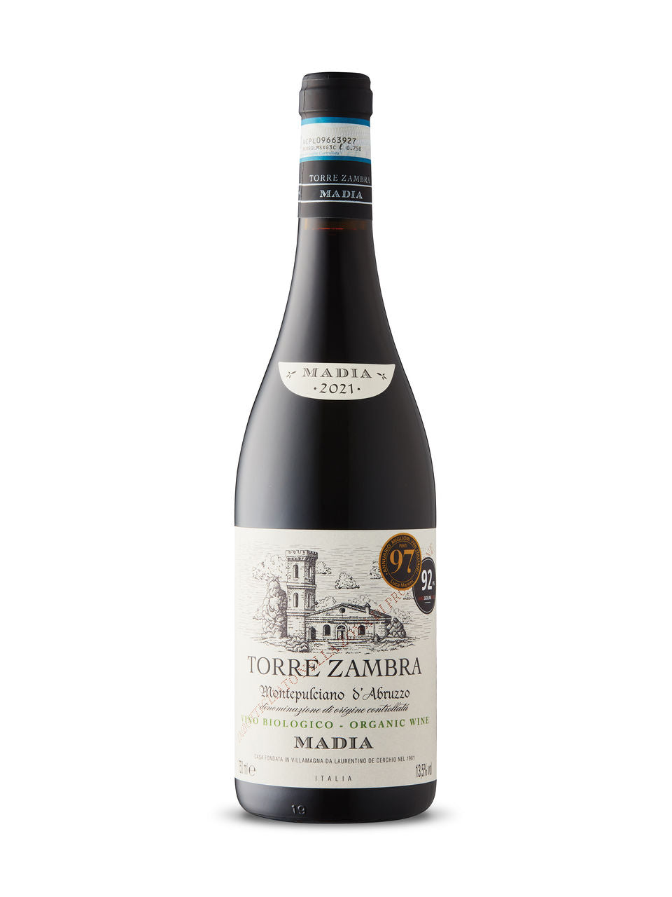 Torre Zambra Montepulciano d' Abruzzo Madia - 12 Bottles