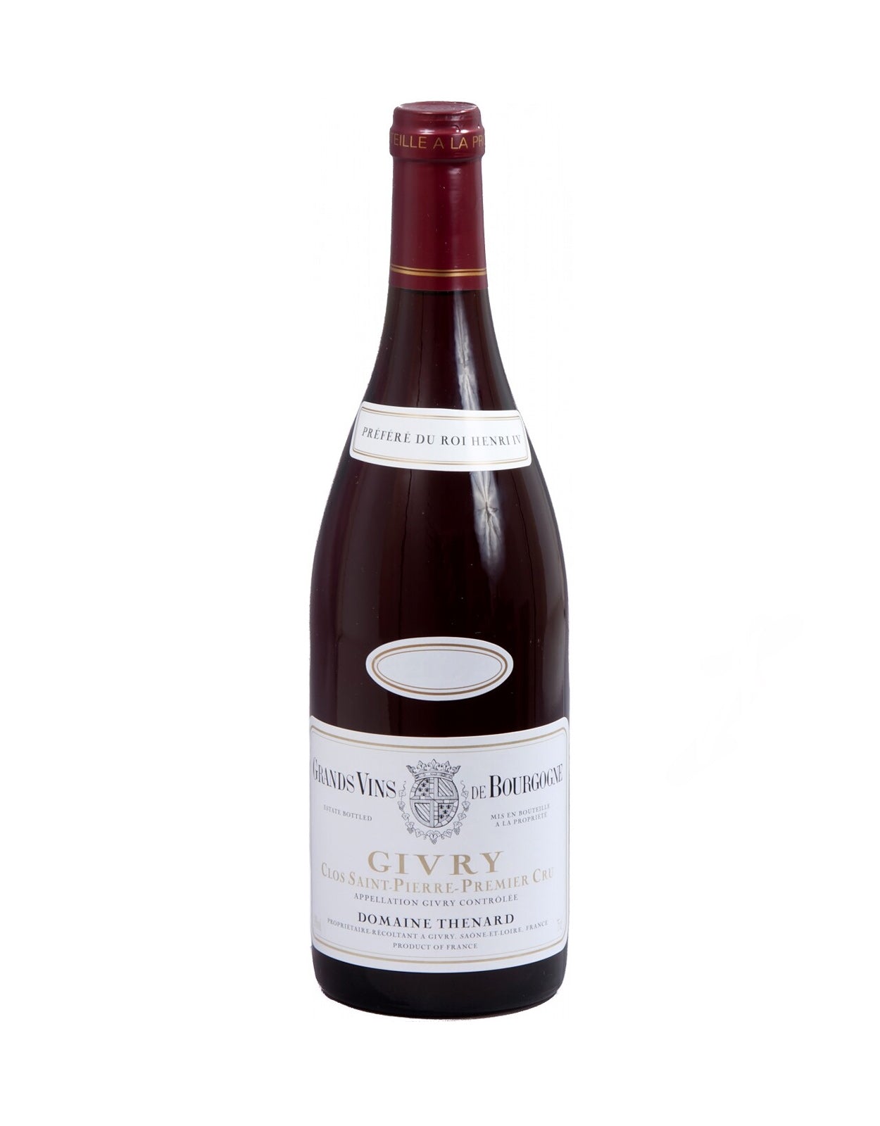 Domaine Thenard Givry Premier Cru Clos Saint Pierre 2020