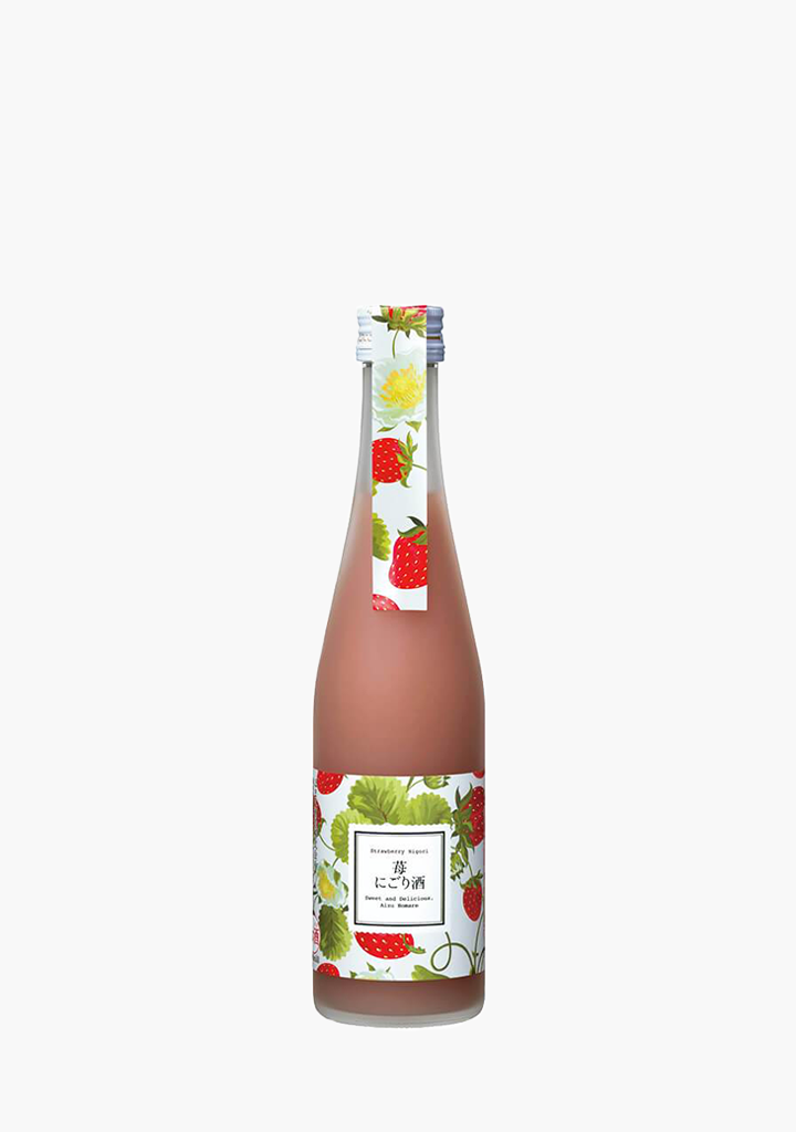 Aizu Homare Strawberry Nigori Sake - 300 ml