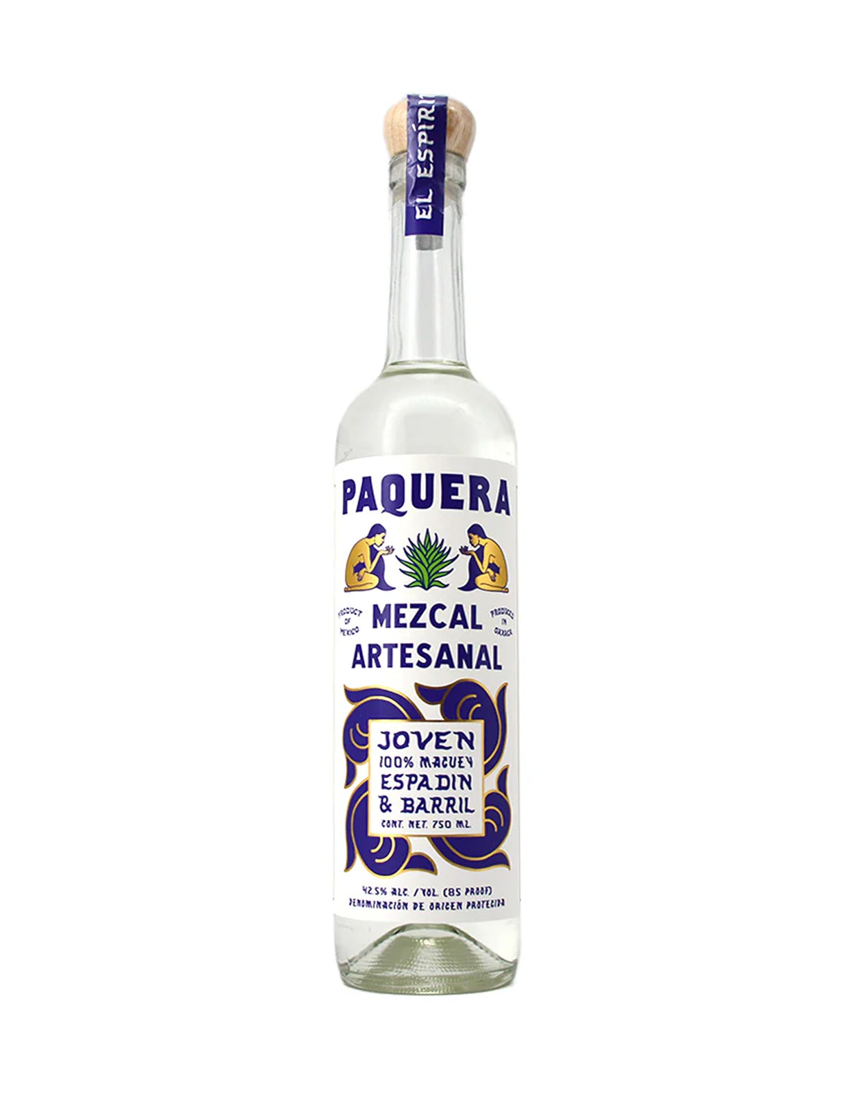 Paquera Mezcal Joven 100% Maguey Espadin & Barril
