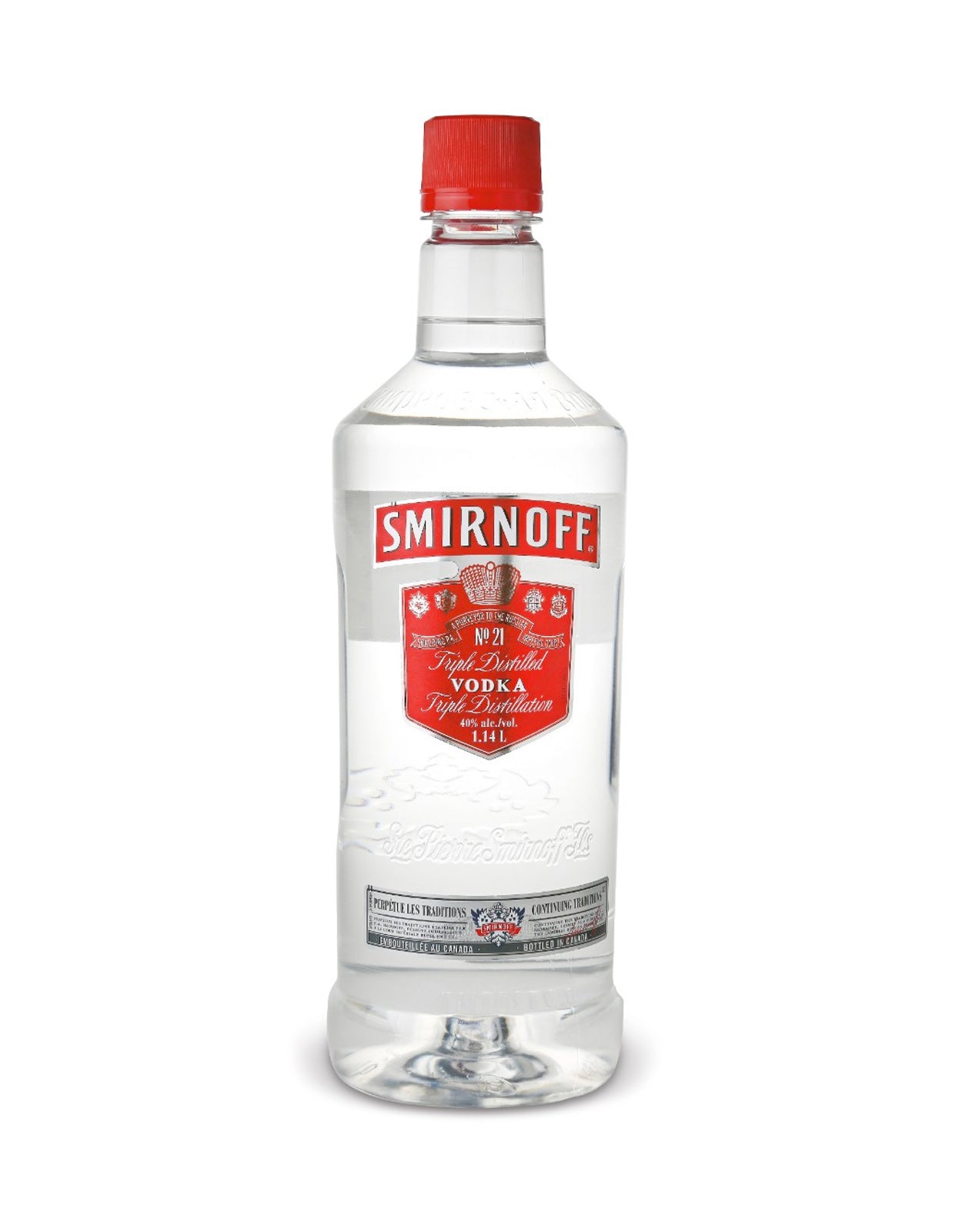 Smirnoff Vodka - 1.14 Litre Bottle (Plastic Bottle)