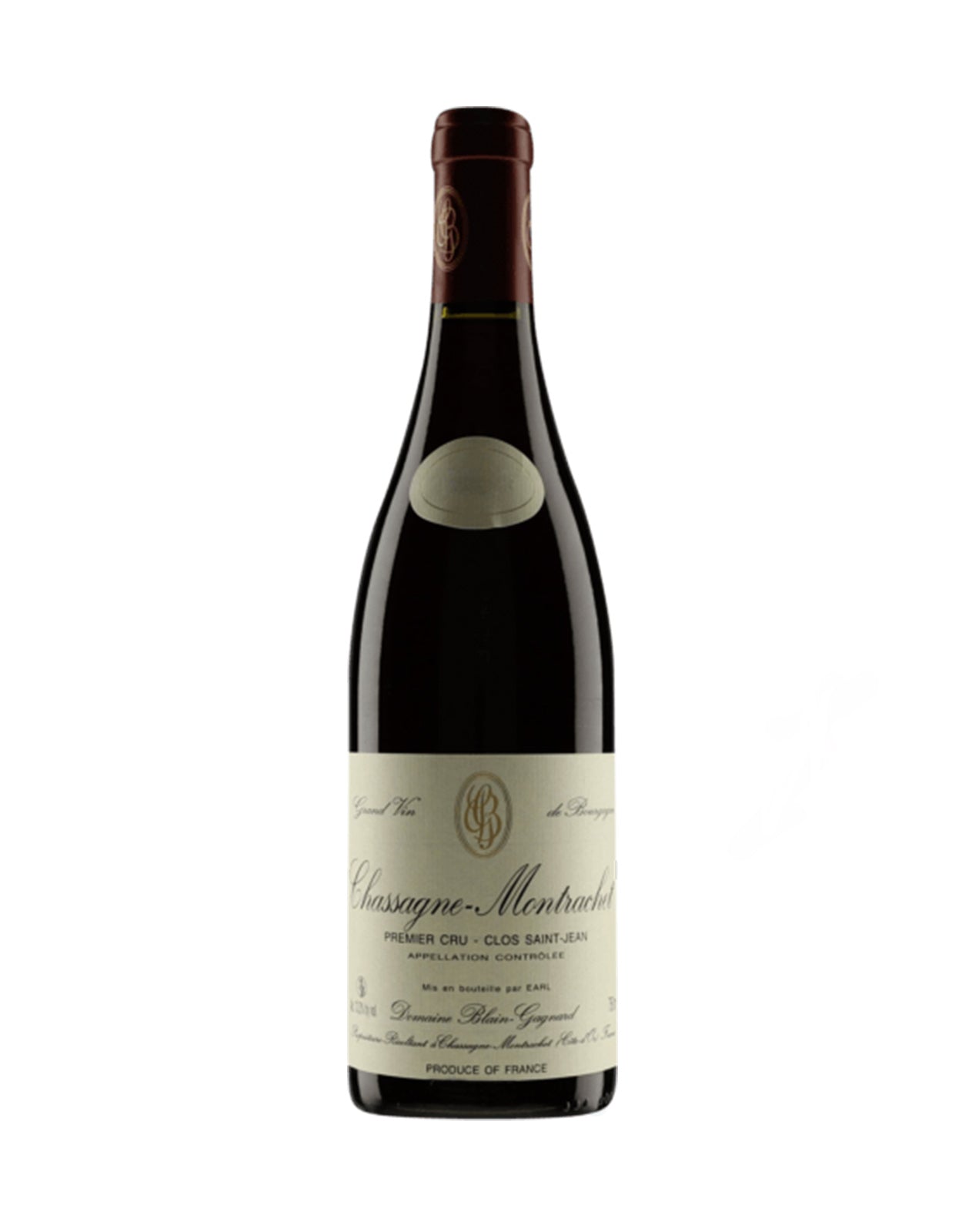 Domaine Blain Gagnard Chassagne Montrachet Rouge 'Clos St Jean' Premier Cru 2020
