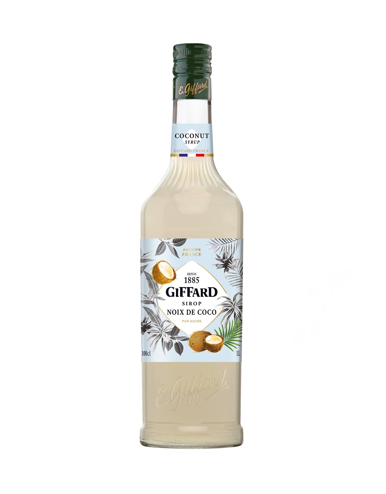 Giffard Coconut Syrup (Non Alcoholic) - 1 Litre Bottle