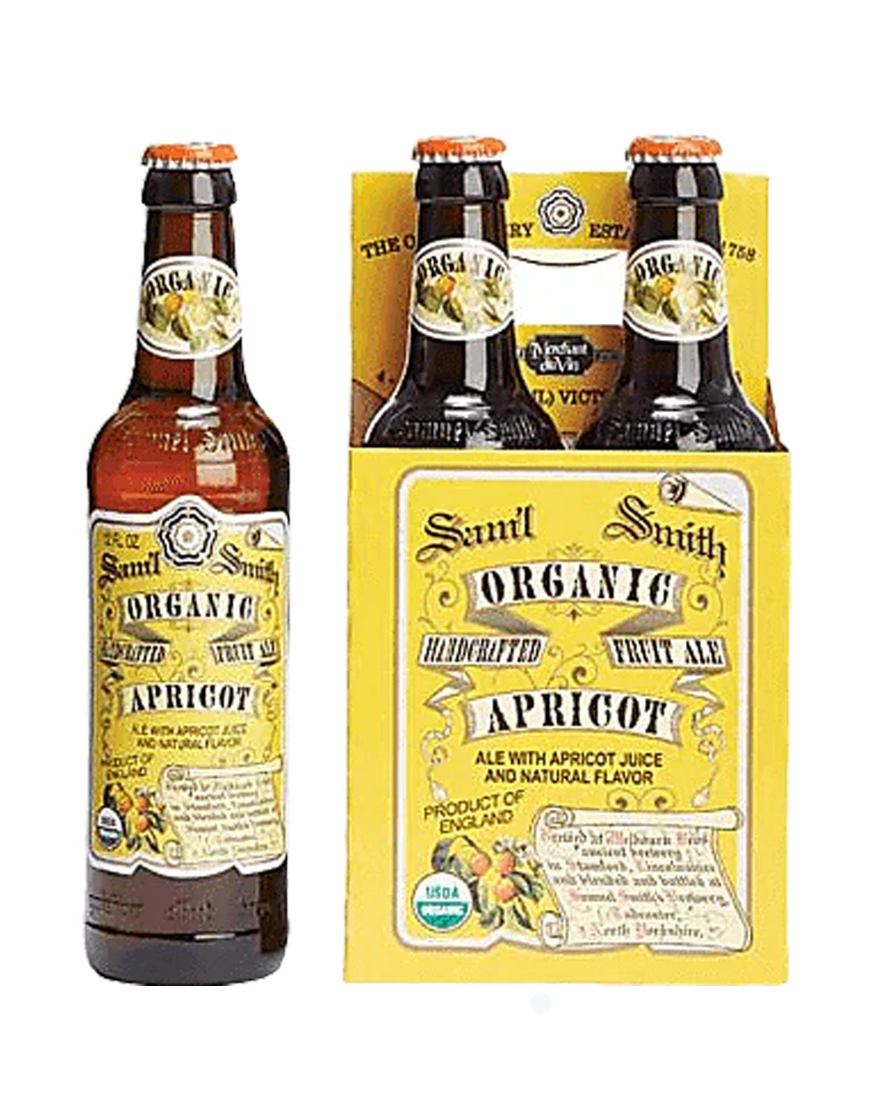 Samuel Smith Organic Apricot Ale 355 ml - 4 Bottles