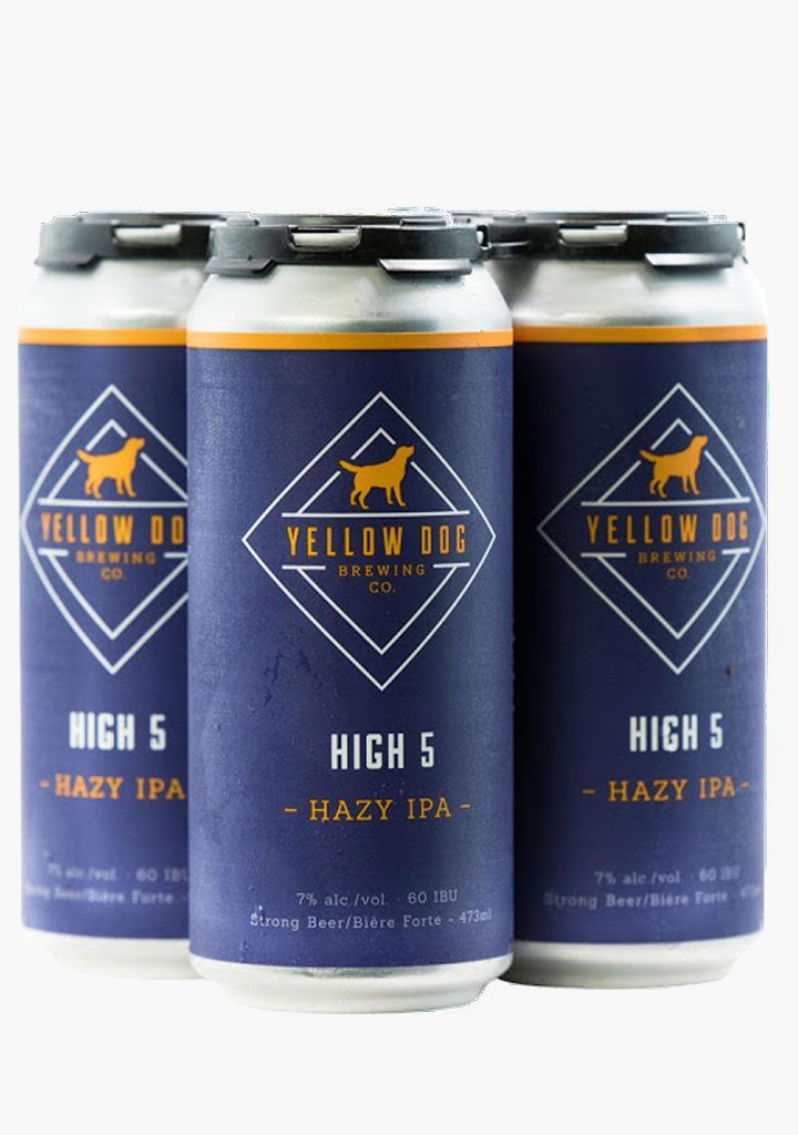 Yellow Dog High Five Hazy IPA - 4x473ML