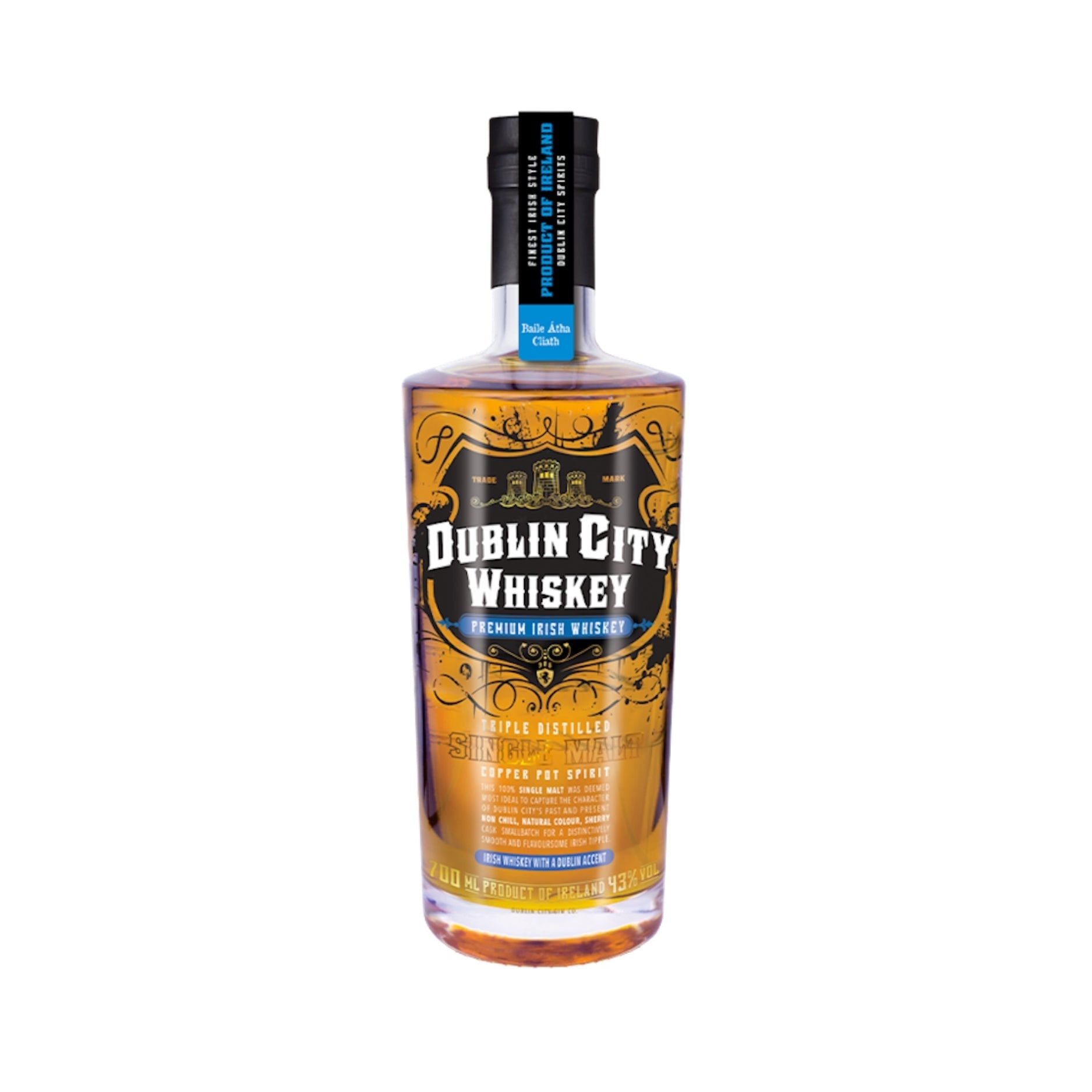 Dublin City Single Malt Irish Whiskey (case of 6)