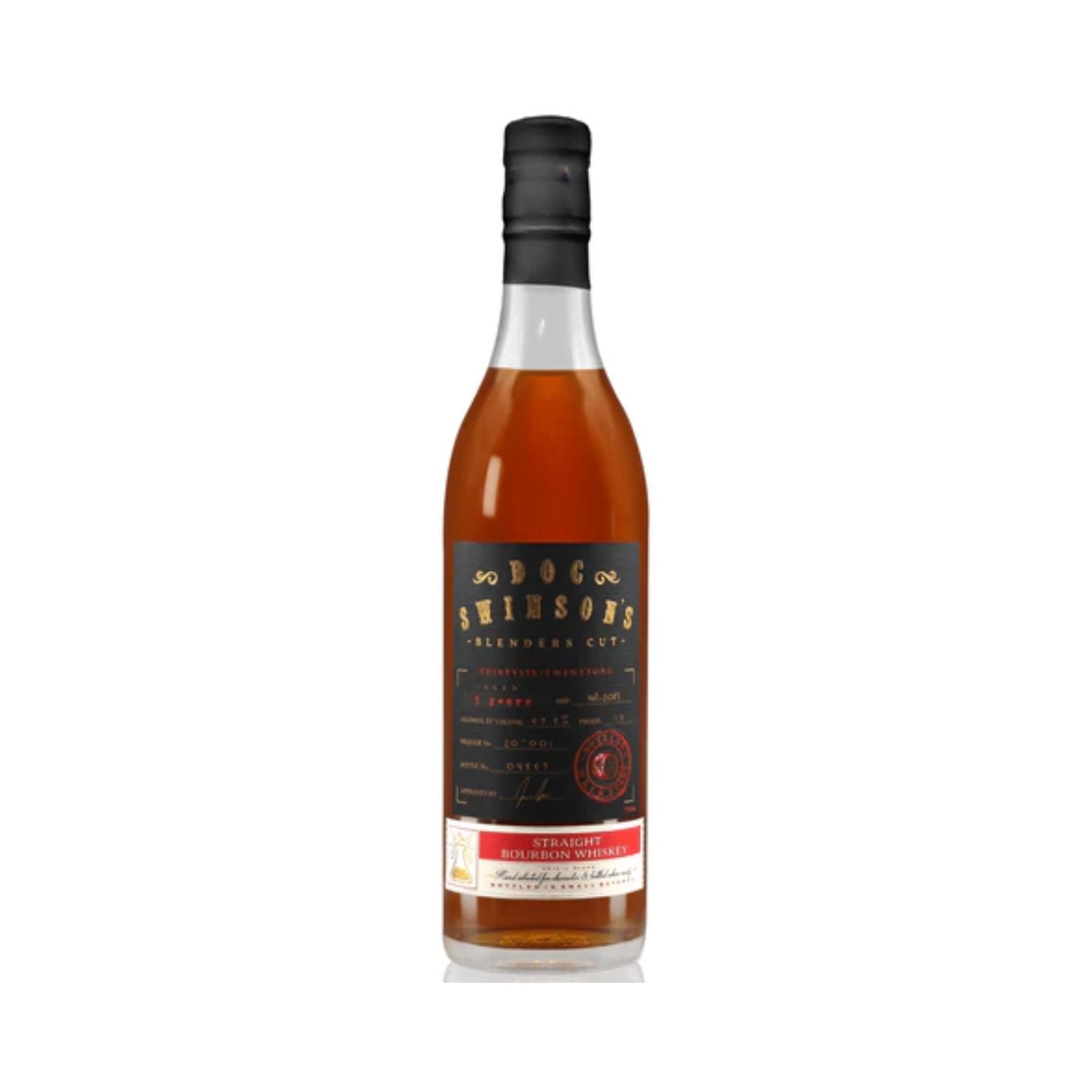 Doc Swinson'S Blenders Cut Straight Bourbon Whiskey (case of 6)