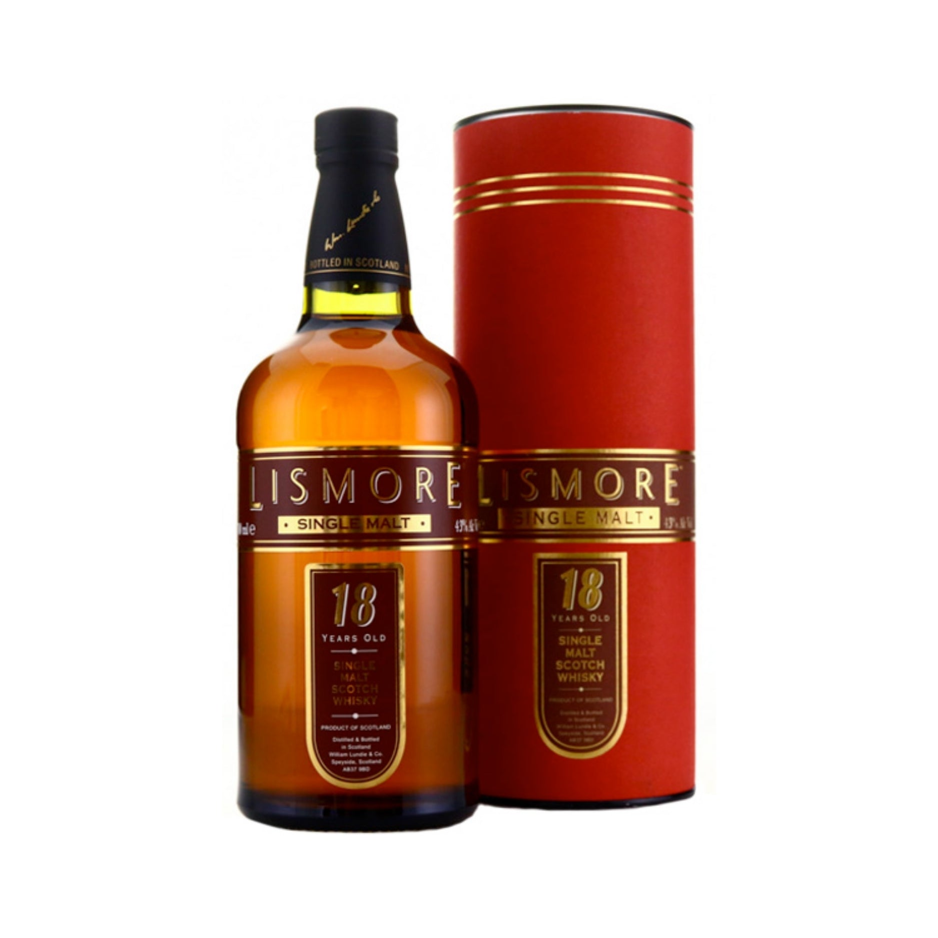 Lismore 18 Year Old Single Malt Scotch Whisky