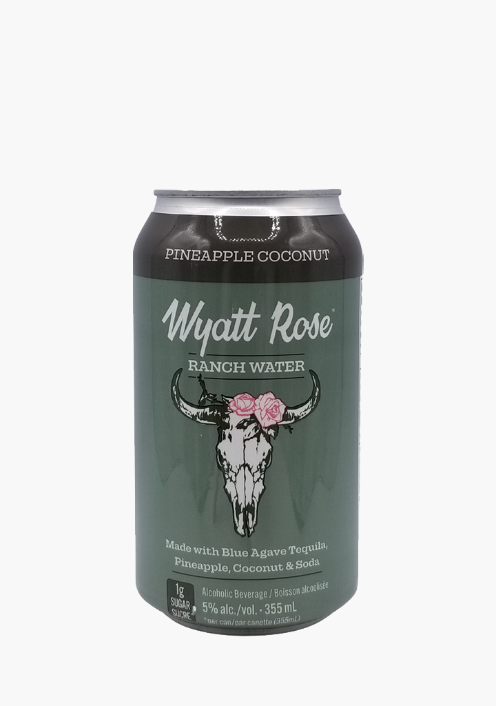 Wyatt Rose 'Pineapple Coconut' Ranch Water - 6x355ML