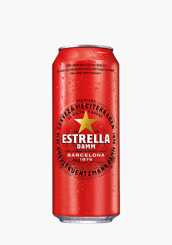 Estrella Damm Lager 500 ml - 24 Cans