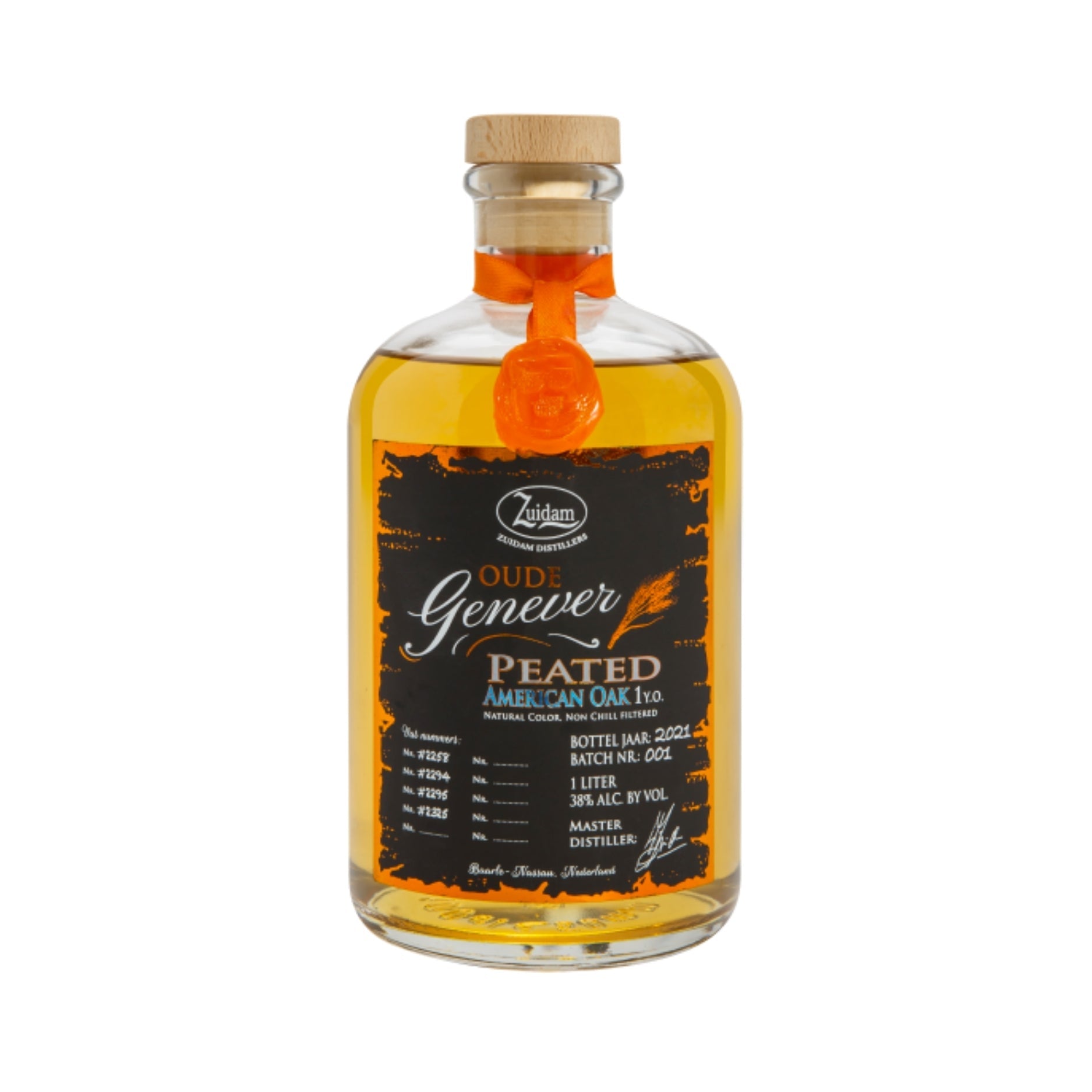 Zuidam Oude Genever Peated American Oak 1Yo (case of 6)