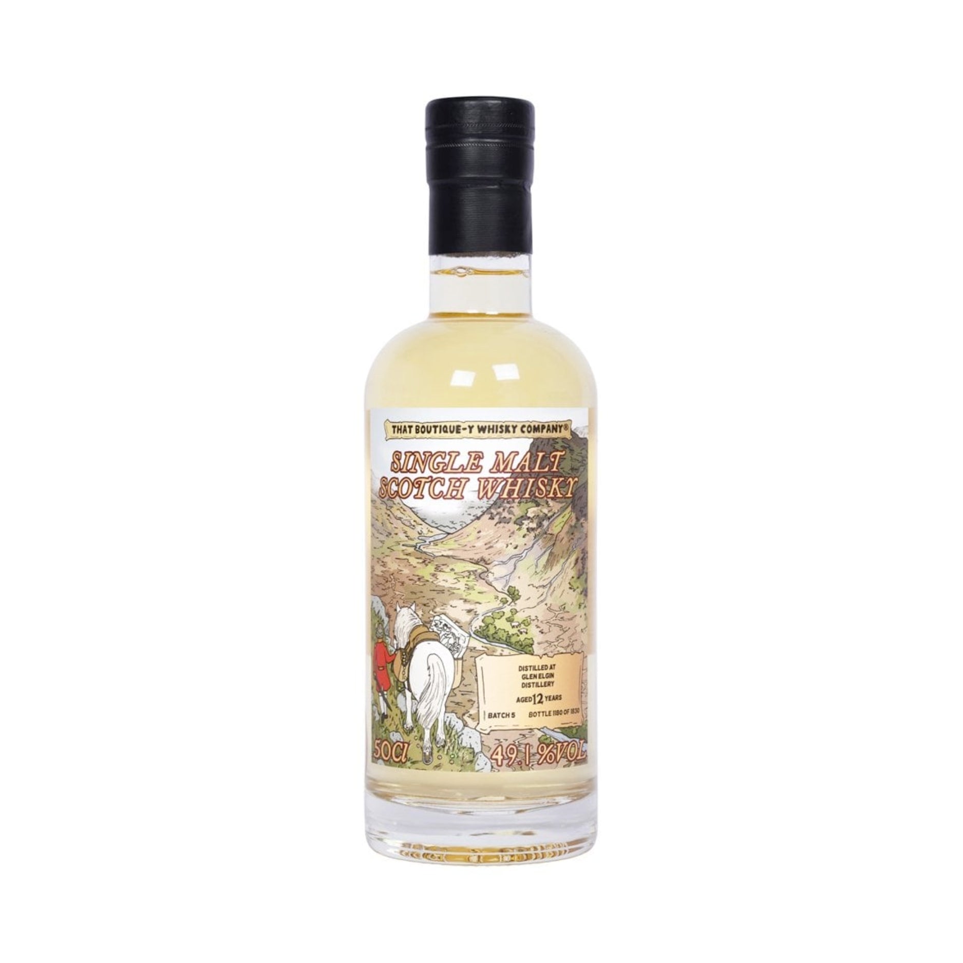 That Boutique-Y Whisky Co. Glen Elgin 12 Year Old Single Malt Scotch Whisky (case of 6)