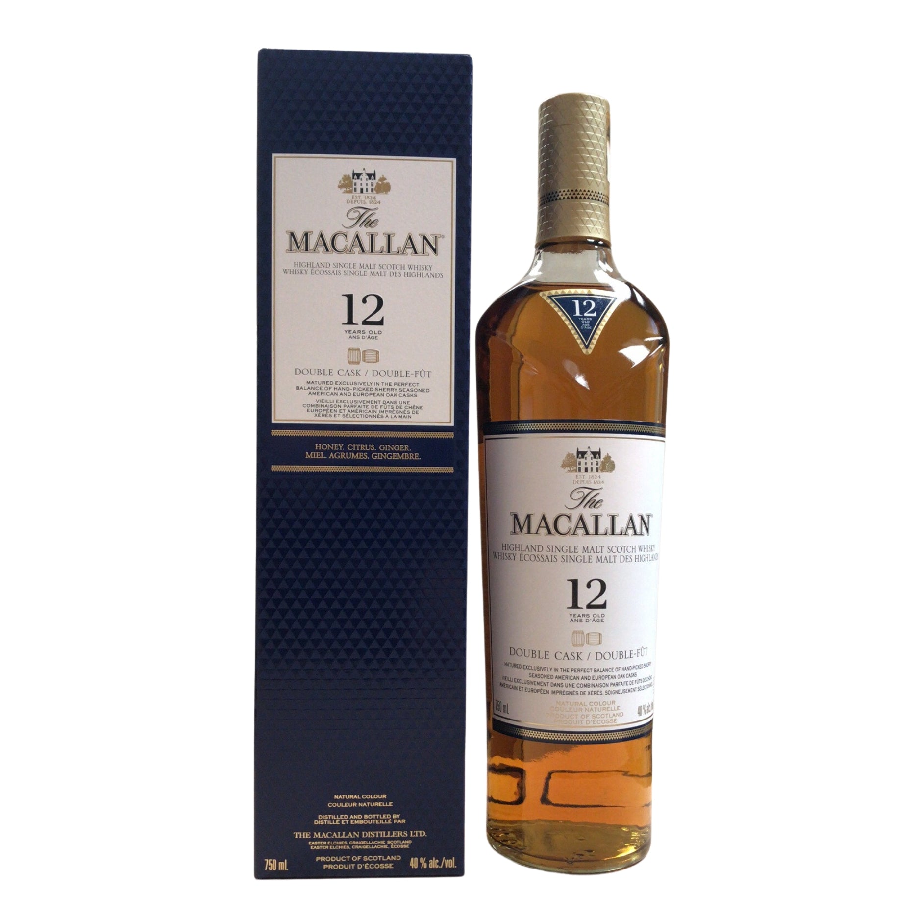 Macallan 12 Year-Old Highland Double Cask Single Malt Scotch Whisky