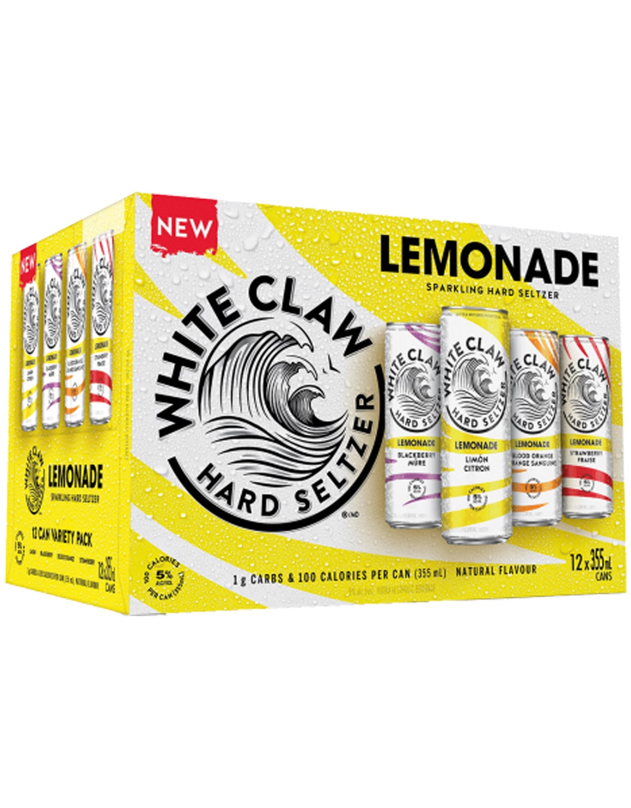 White Claw Lemonade Variety Pack 355 ml - 12 Cans