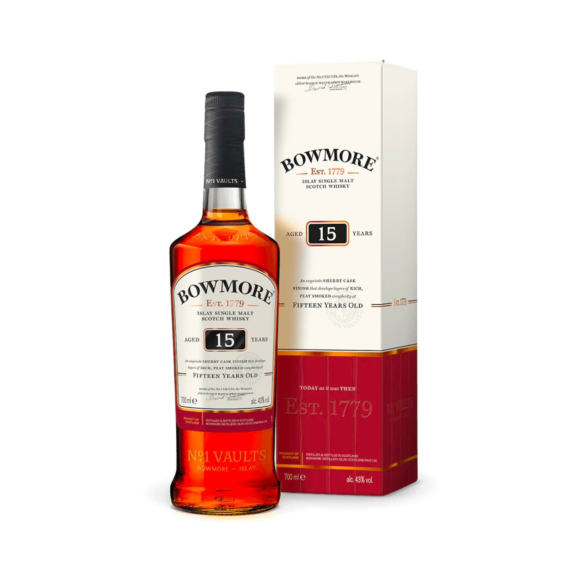 Bowmore 15 Year Old Islay Single Malt Scotch Whisky