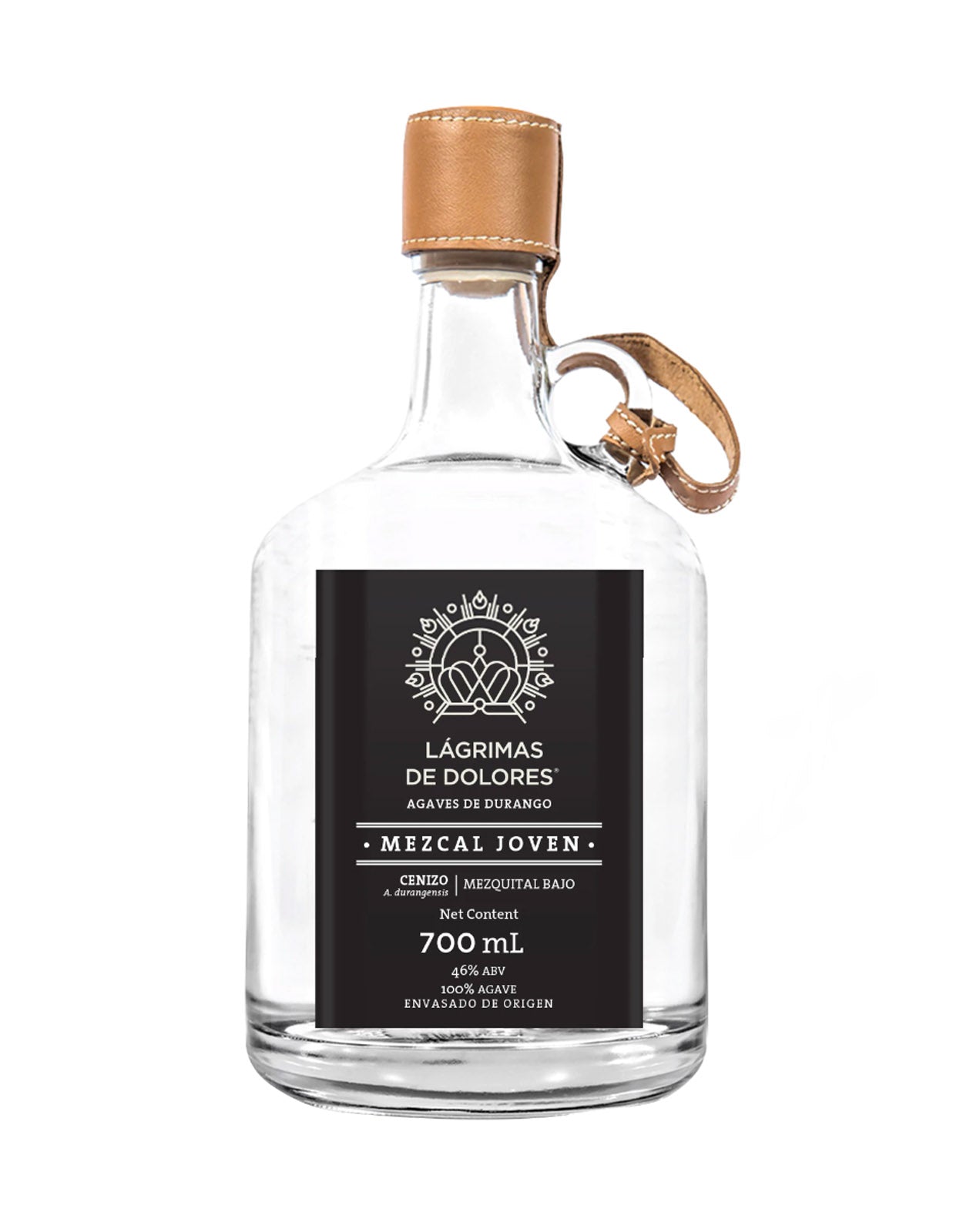 Lagrimas de Dolores Mezcal Joven Maguey Cenizo