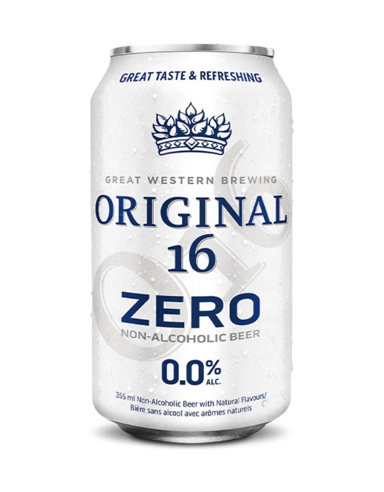 Great Western Brewing Original 16 Zero Non-Alcoholic Beer 355 ml - 6 Cans