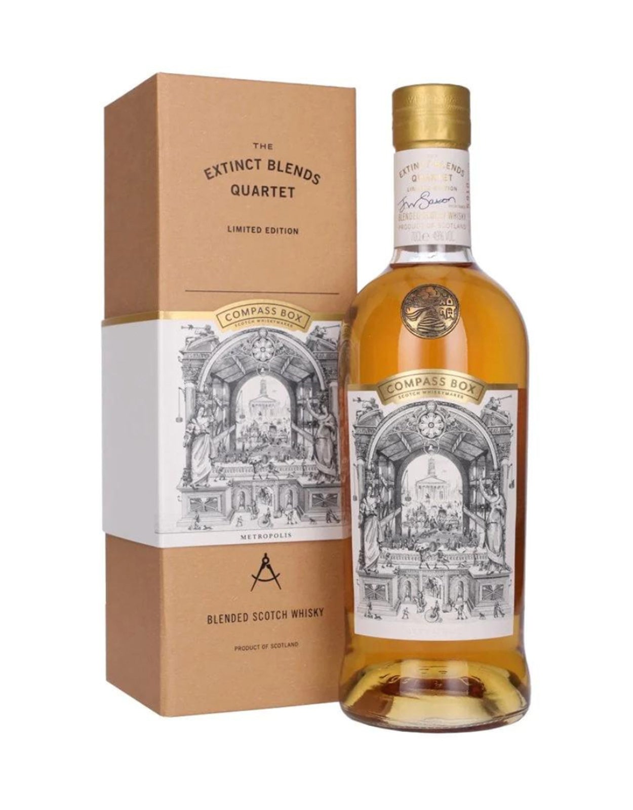 Compass Box Metropolis The Extinct Blends Quartet Whisky