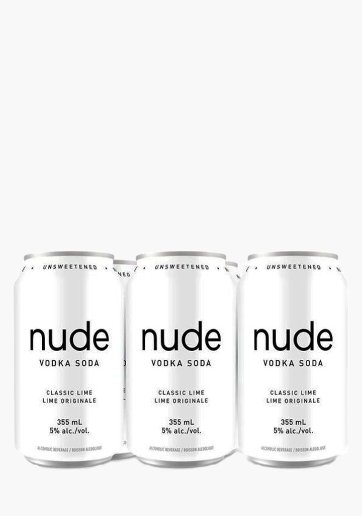 Nude Vodka Soda 'Classic Lime' - 6 x 355ML