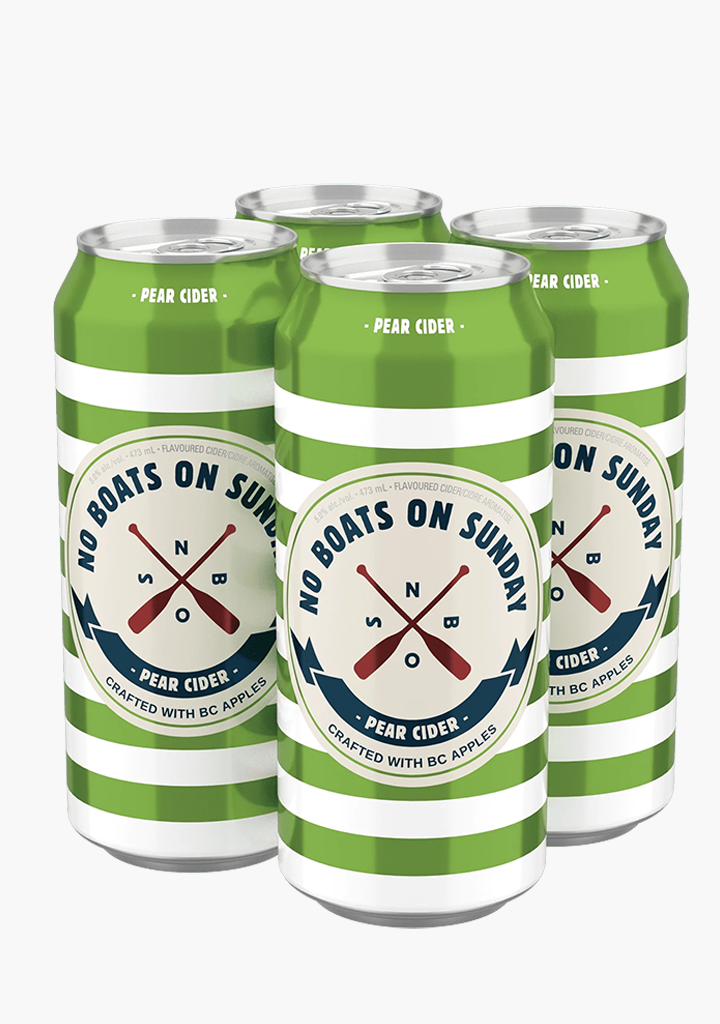 No Boats On Sunday Pear Cider 473 ml - 24 Cans