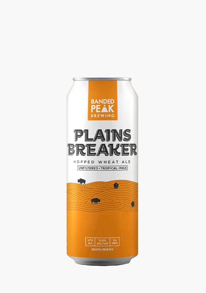 Banded Peak 'Plainsbreaker' Hopped Wheat Ale - 4 X 473ML