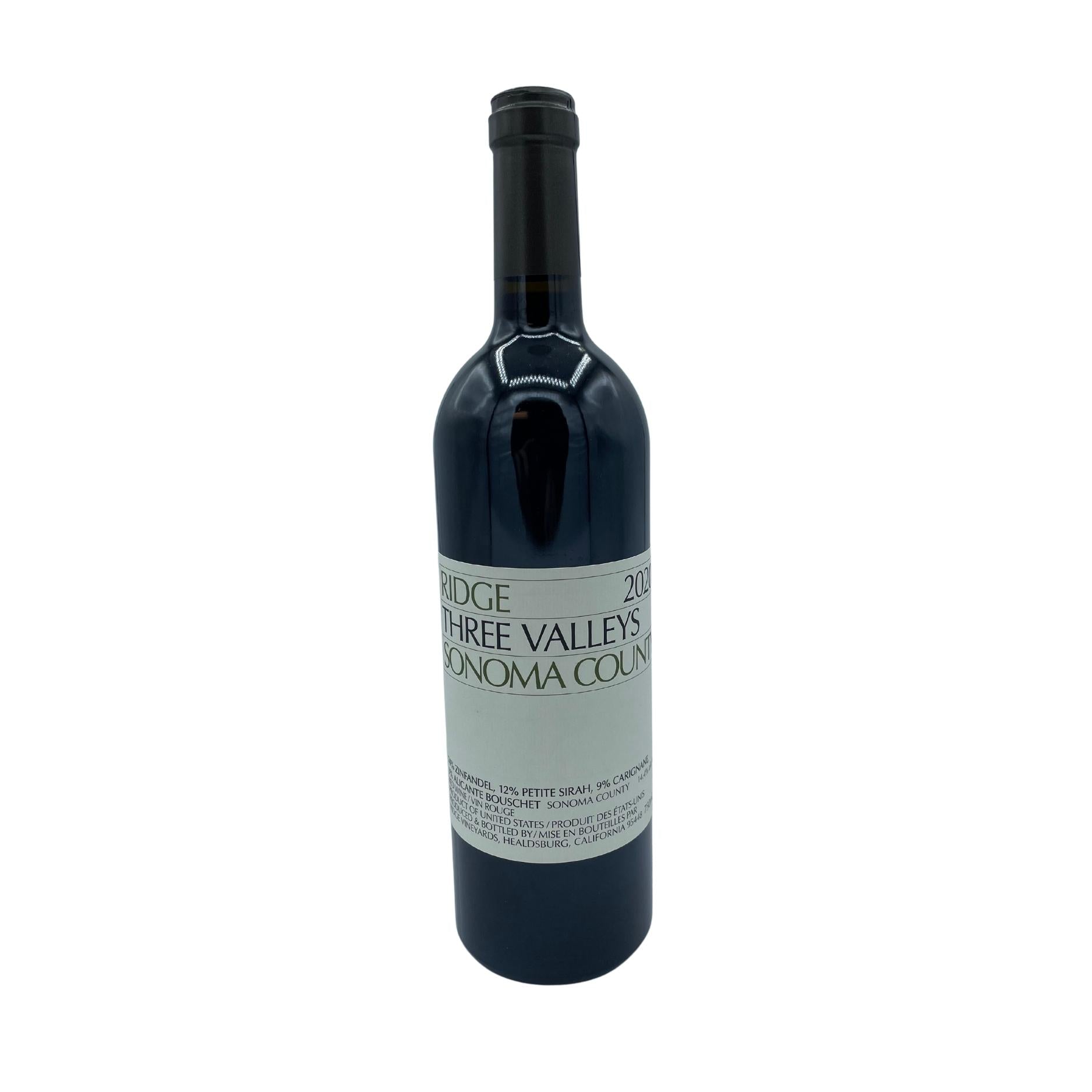 Ridge Three Valleys Zinfandel 2022