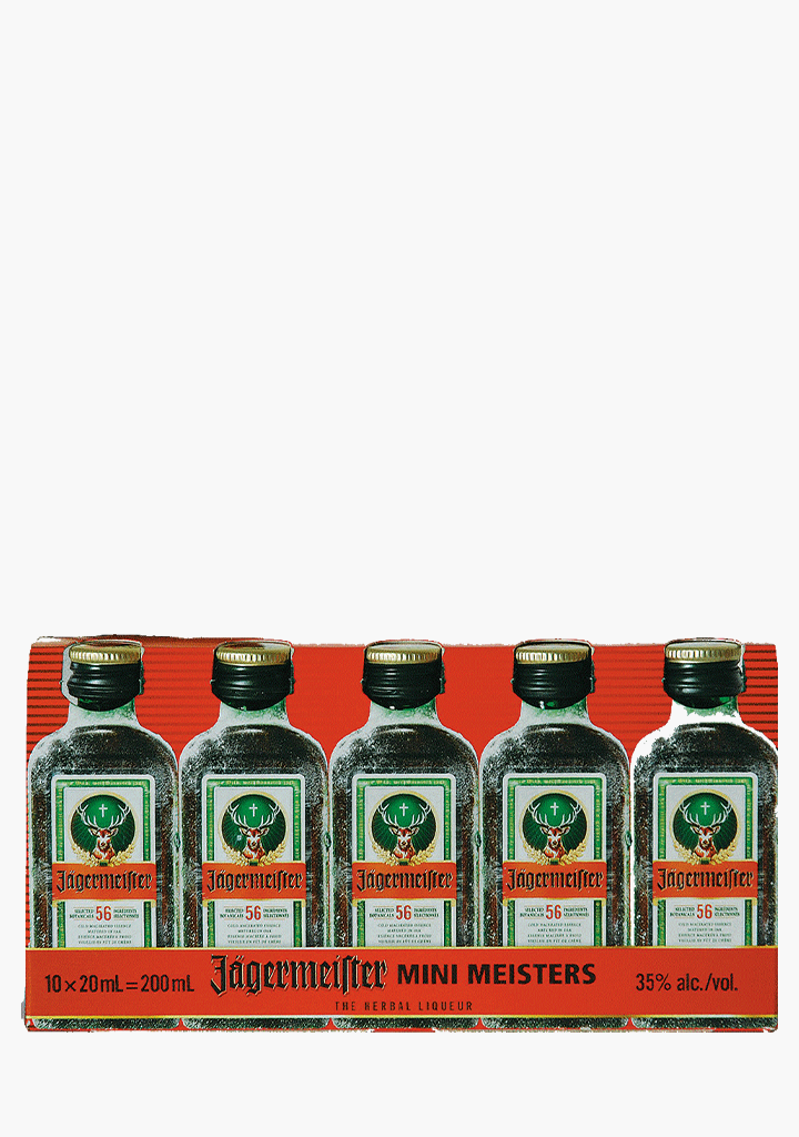 Jagermeister Herbal Liqueur 'Mini Meisters' - 10 x 20ML