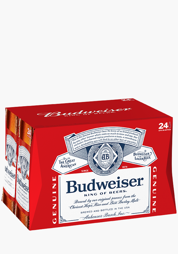 Budweiser Bottles - 24 X 341ML