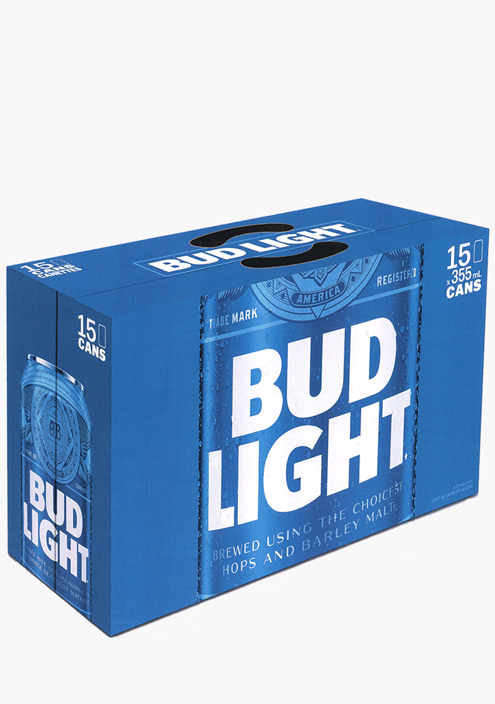 Bud Light Cans - 15 x 355ML