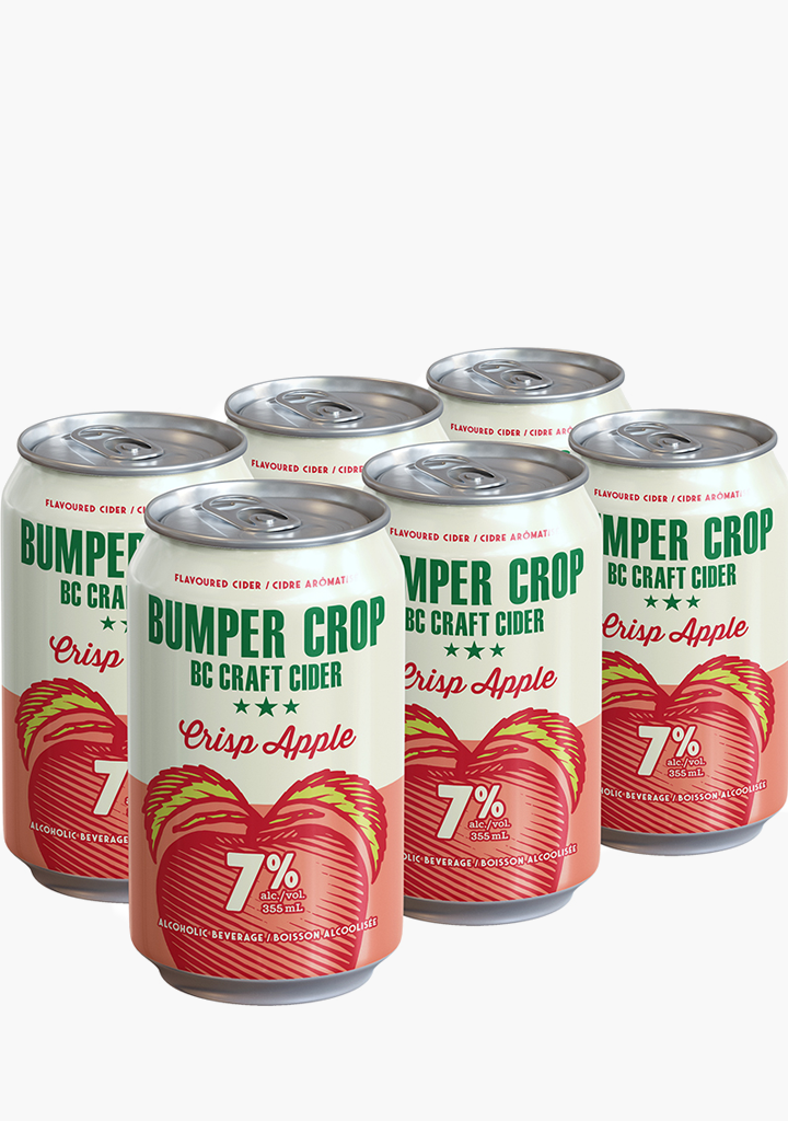 Bumper Crop Crisp Apple Cider - 6x355ML