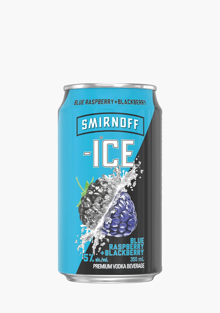 Smirnoff Ice 'Blue Raspberry + Blackberry' - 6 x 355ML