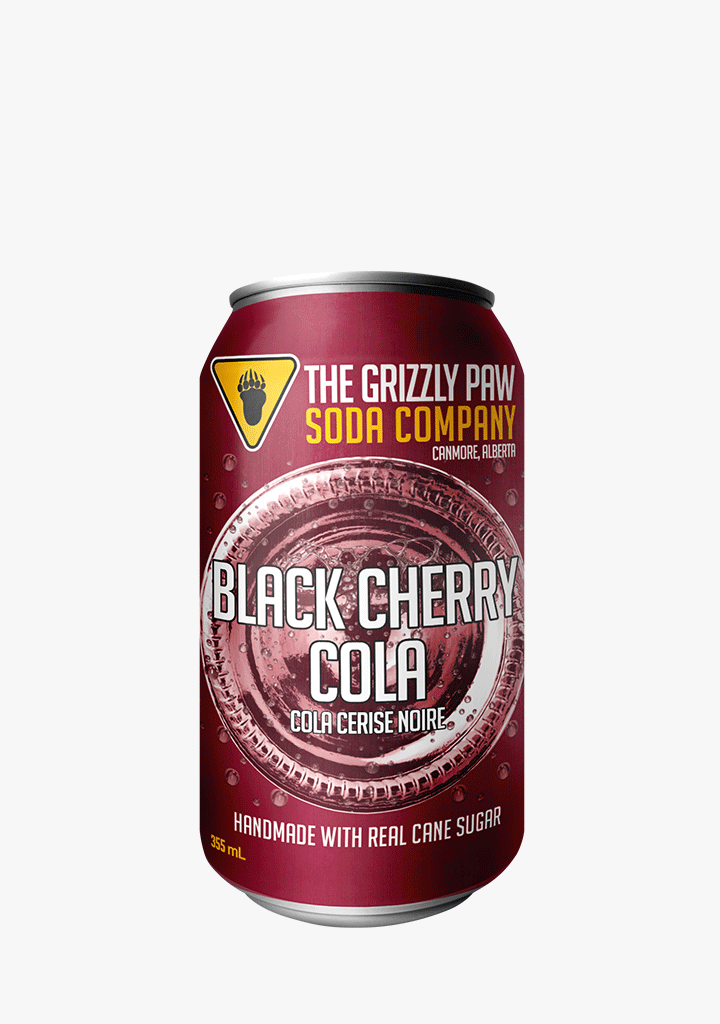 Grizzly Paw Black Cherry Cola - 4 X 355ML