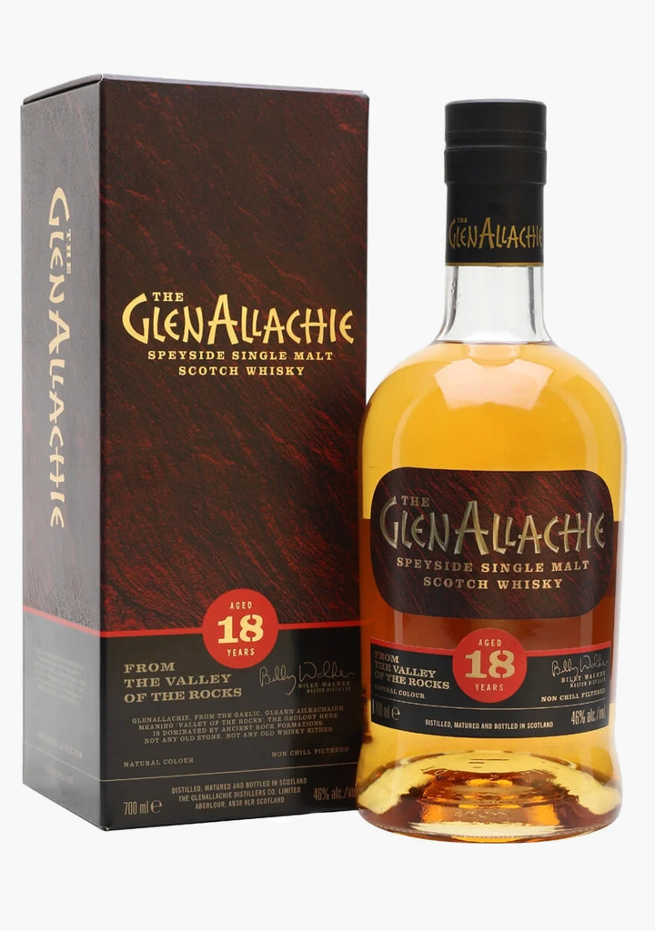 GlenAllachie 18 Year Old Speyside Single Malt Whisky